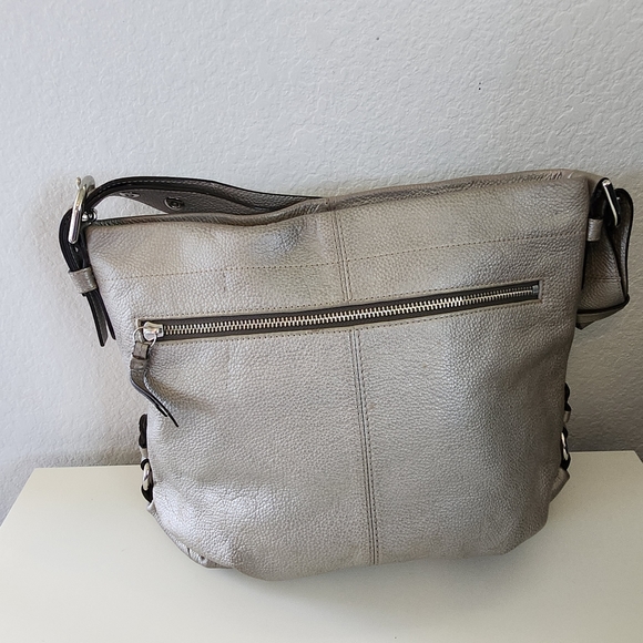 Coach Silver Metallic Bag - Picture 4 of 14